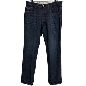 2/$25 U.S. Polo Assn. Dark Blue Men's Straight Jeans 34x32 100% Cotton
